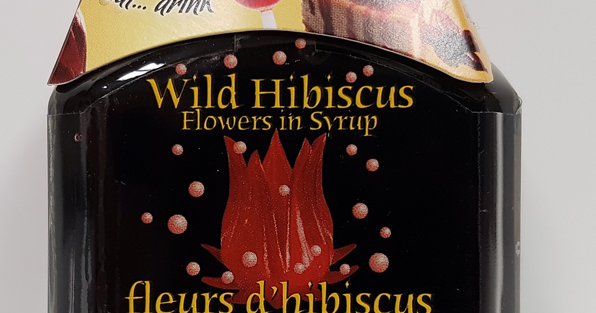 Sirop d'hibiscus