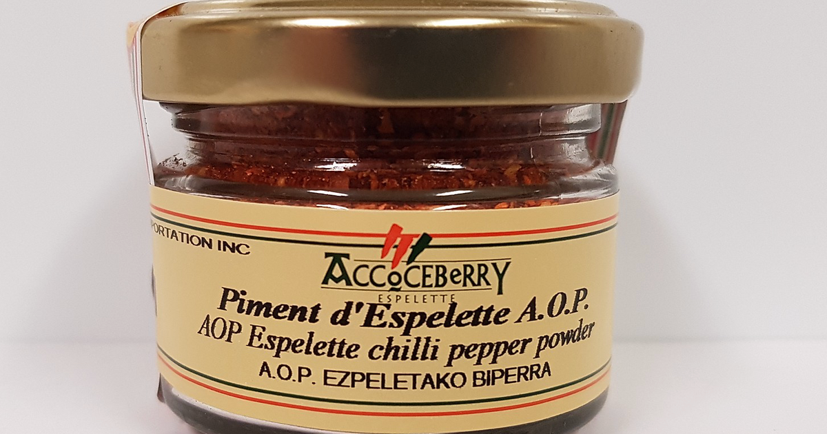 Corde fraîche de Piments d'Espelette AOP (disponible de mi-août à fin  octobre)