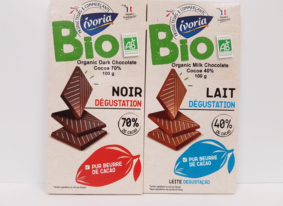 Chocolat noir dégustation 70% de cacao bio