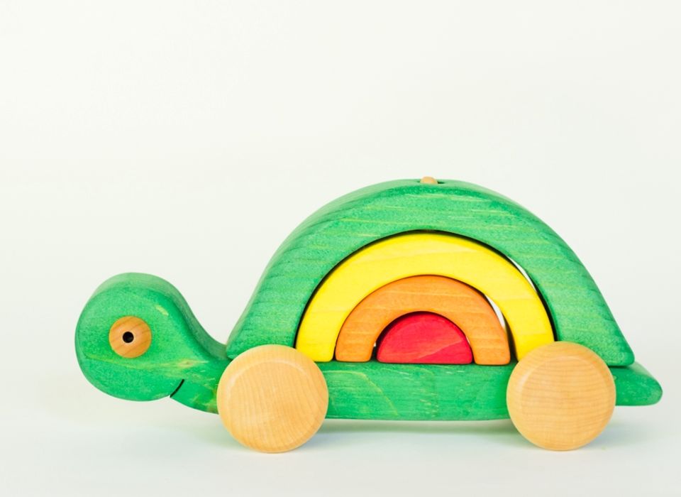 DIY Turtle - Jouet mécanique en bois 🐢 A construire maintenant !
