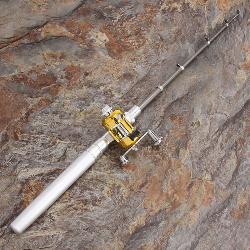 Pocket Telescopic Mini Fishing rod & reel