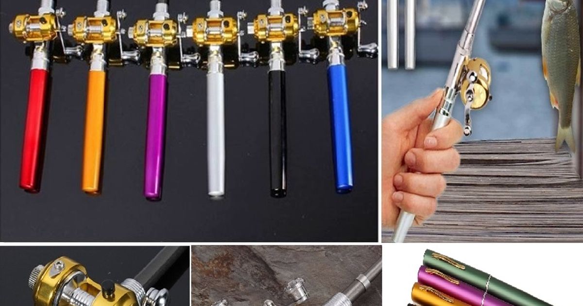 Pocket Telescopic Mini Fishing rod & reel WANAKA