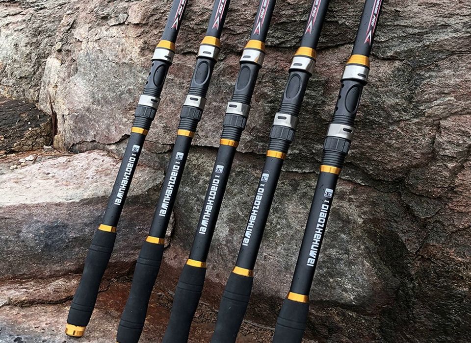 Portable Fishing Pole, Lightweight Carbon Fiber Telescopic Fishing Rod  Tightly Fix Sturdy for Camping(2.4) : : Bags, Wallets and Luggage