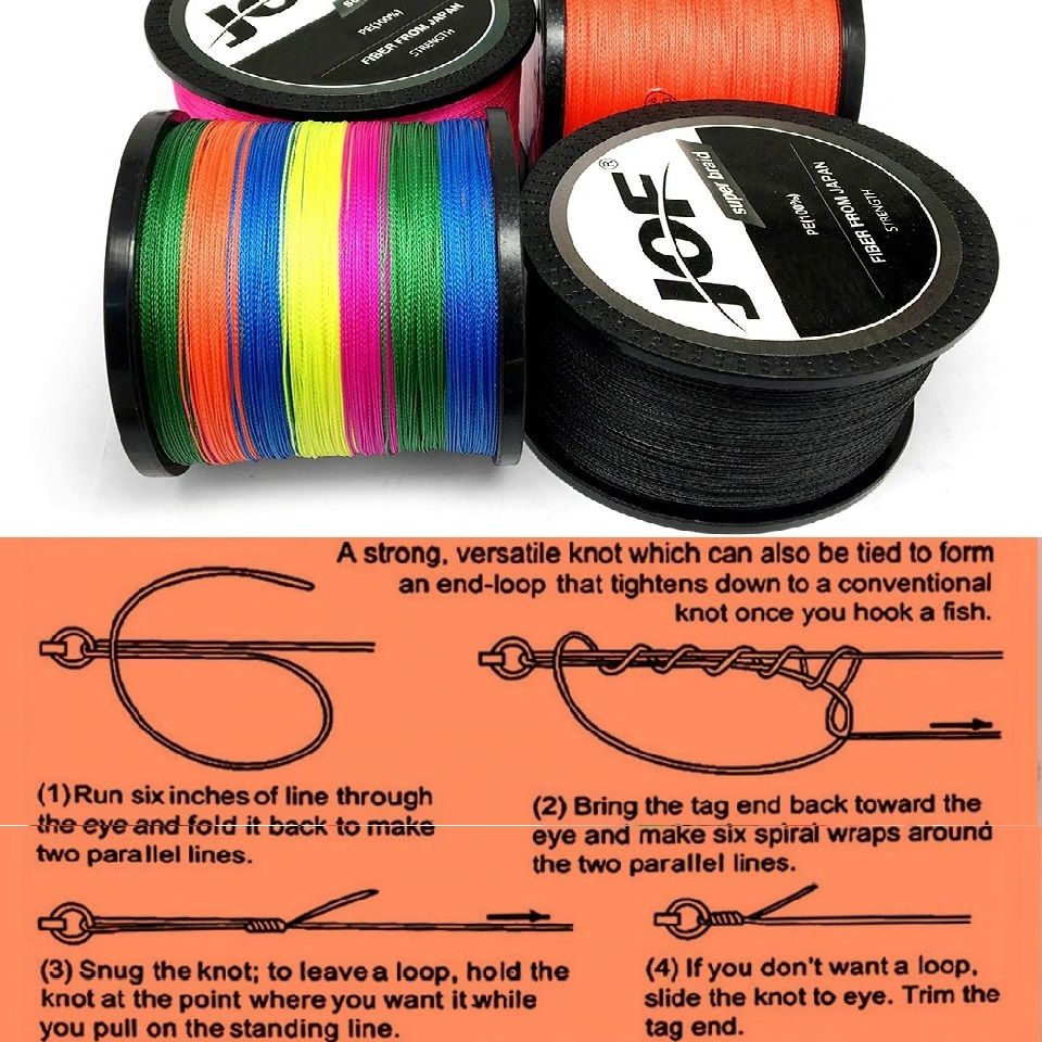Braided fishing lines and wires