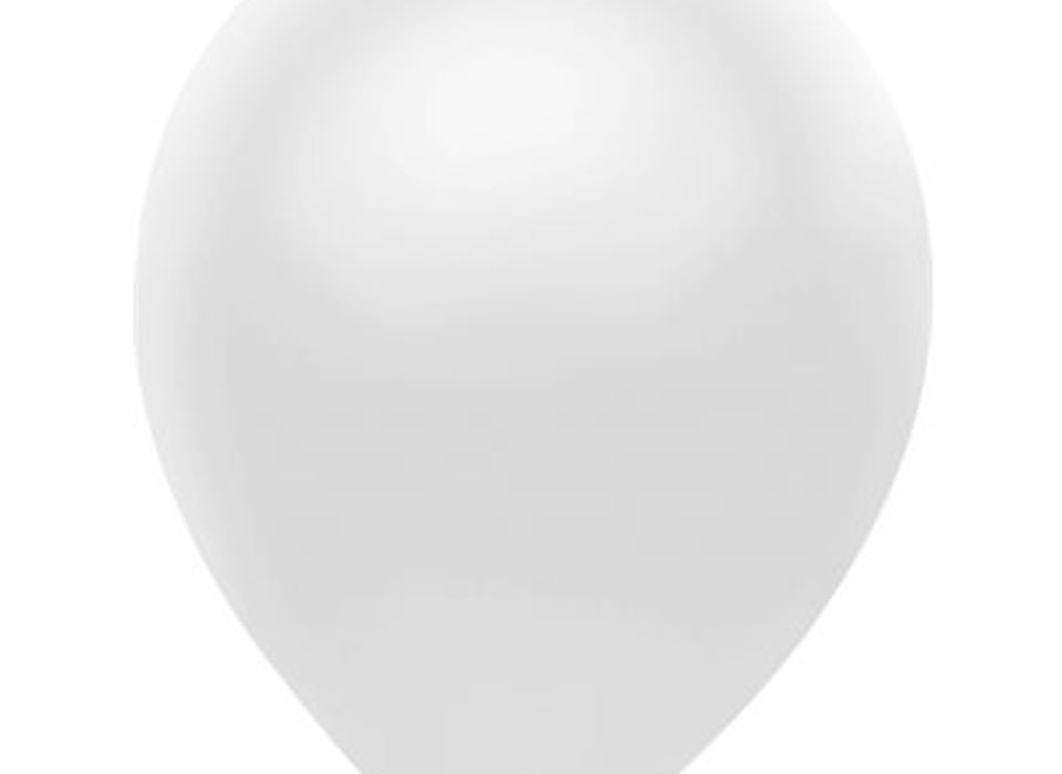 Ballons latex blanc perlé