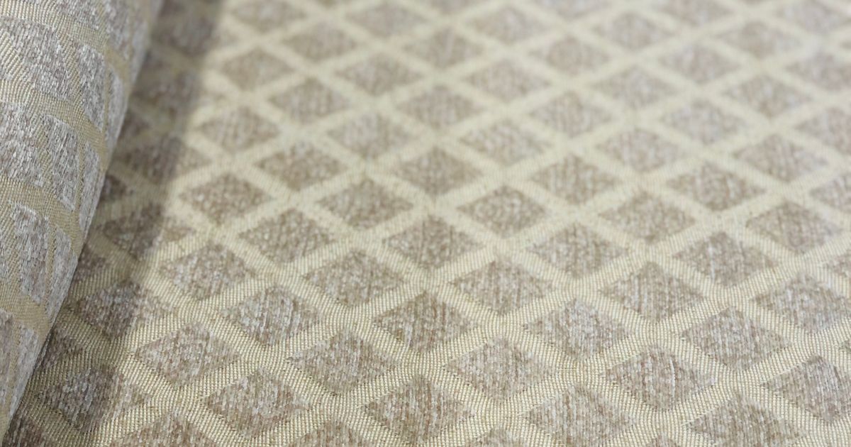 Losange doux: beige, tissu recouvrement intérieur