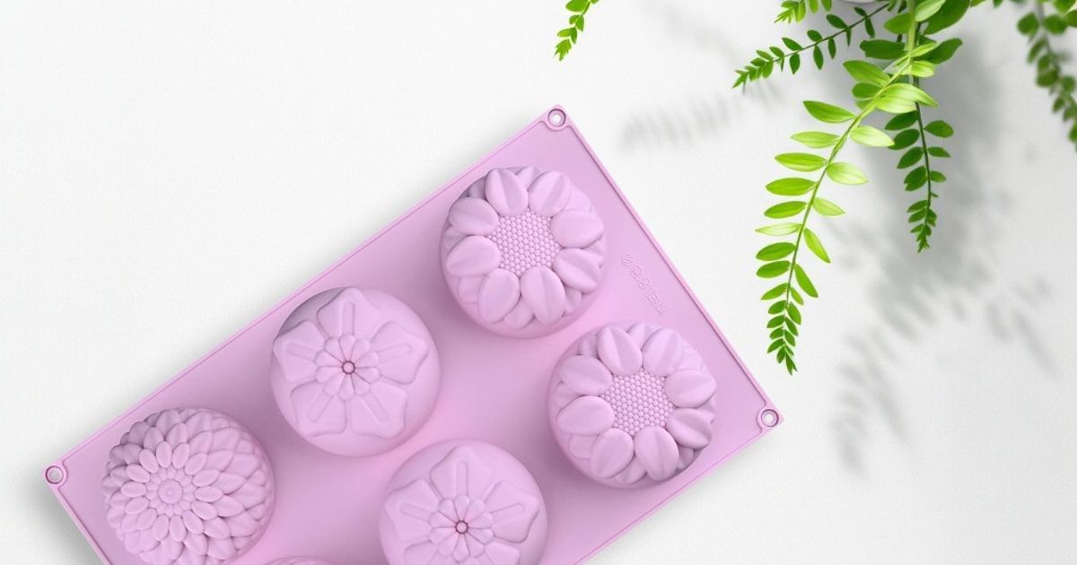 Moules à Savon Silicone - 6 Cavités Motifs Uniques - Pour Savon DIY, Chocolat, Dessert - Résistant Chaud/froid