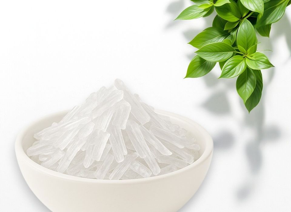 Cristaux de menthol  Actif rafrachissant cosmtique | Pure Arme