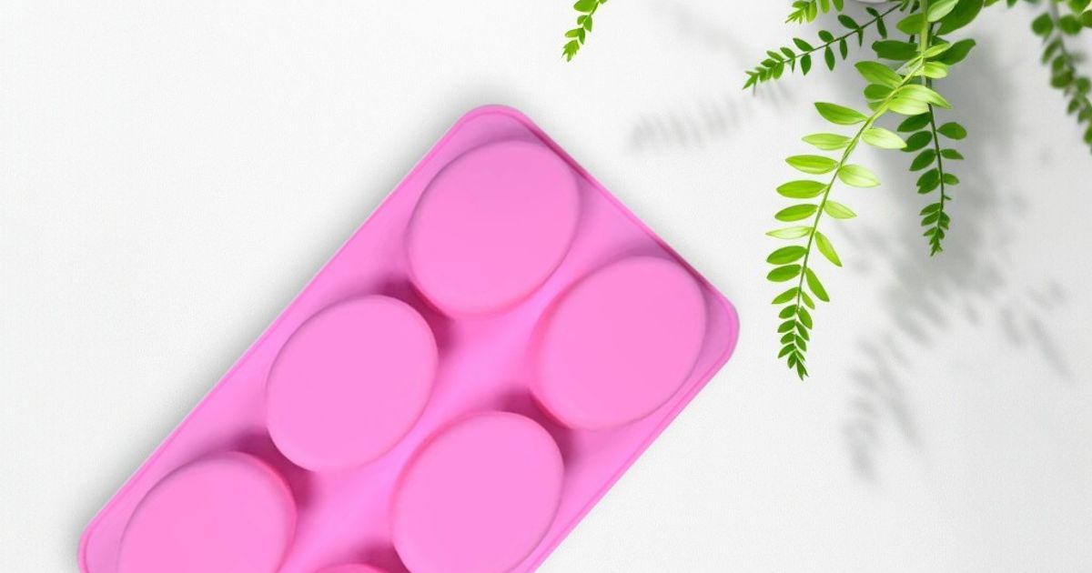 Moule Savon Moule Gateau Individuel 9 Silicone Rectangulaires - 6 Cavités Chacun - 23.5x21.2cm - Pour DIY Moules à Savon Moule Oursons