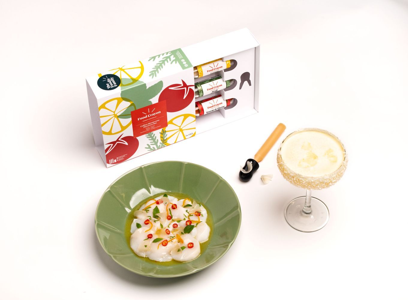 Produits Food Crayon disponibles chez Espace Flo