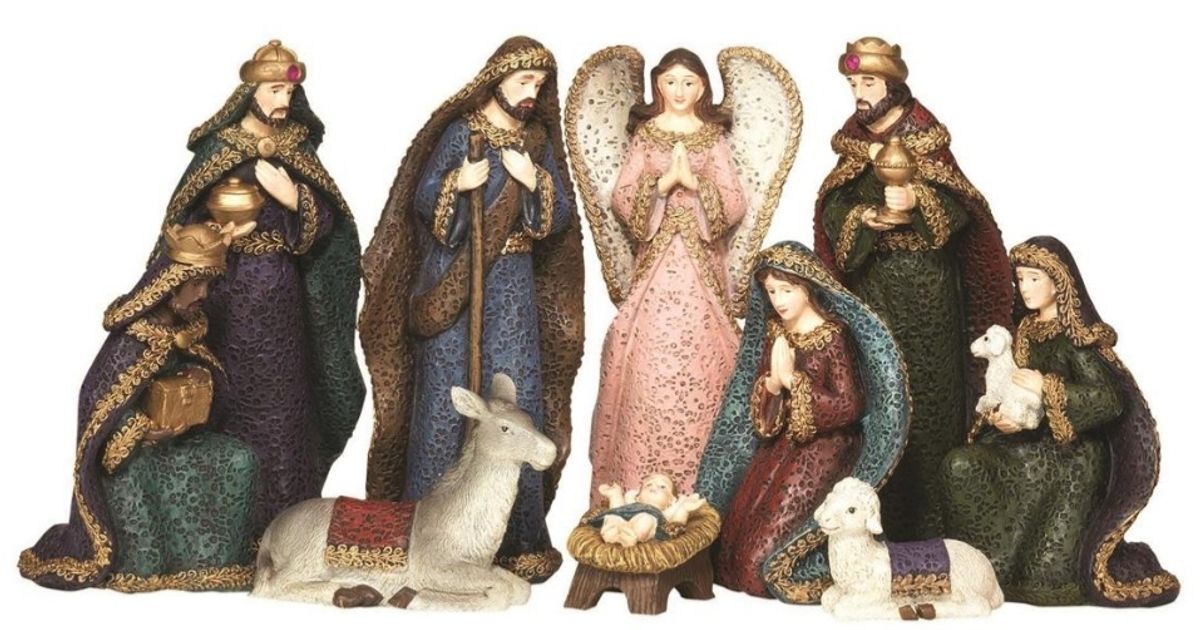 Large Nativity set