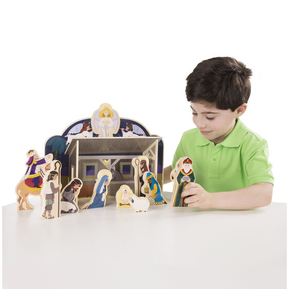 Melissa and shop doug nativity set