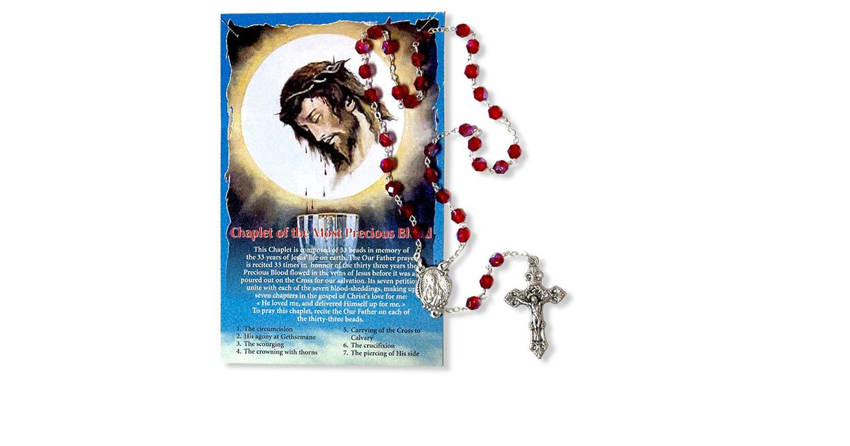 Chapelet du Sang Précieux de Jésus