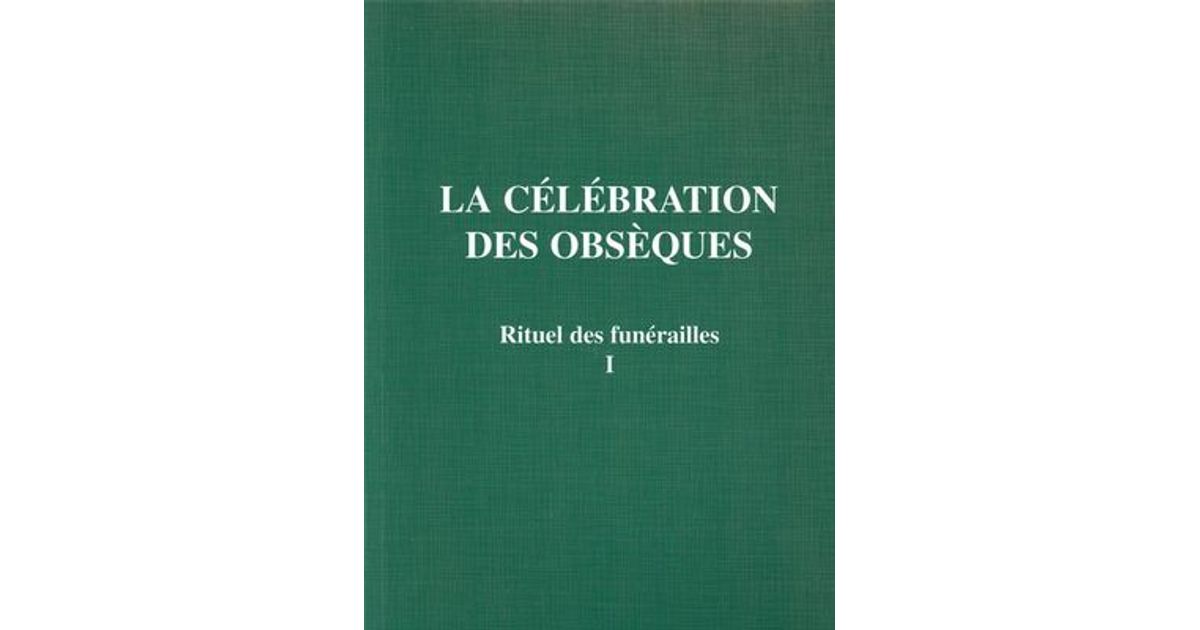 Celebration D'obsèques Page De Garde