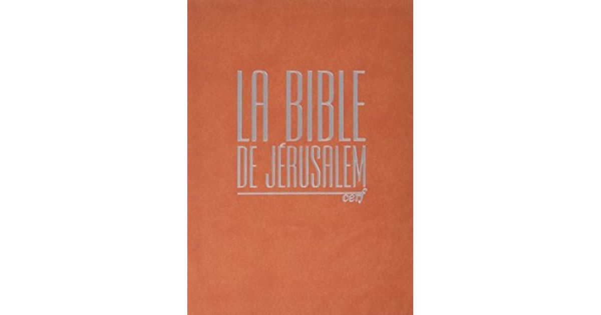 LA BIBLE DE JÉRUSALEM COMPACT EDITION (FRENCH)