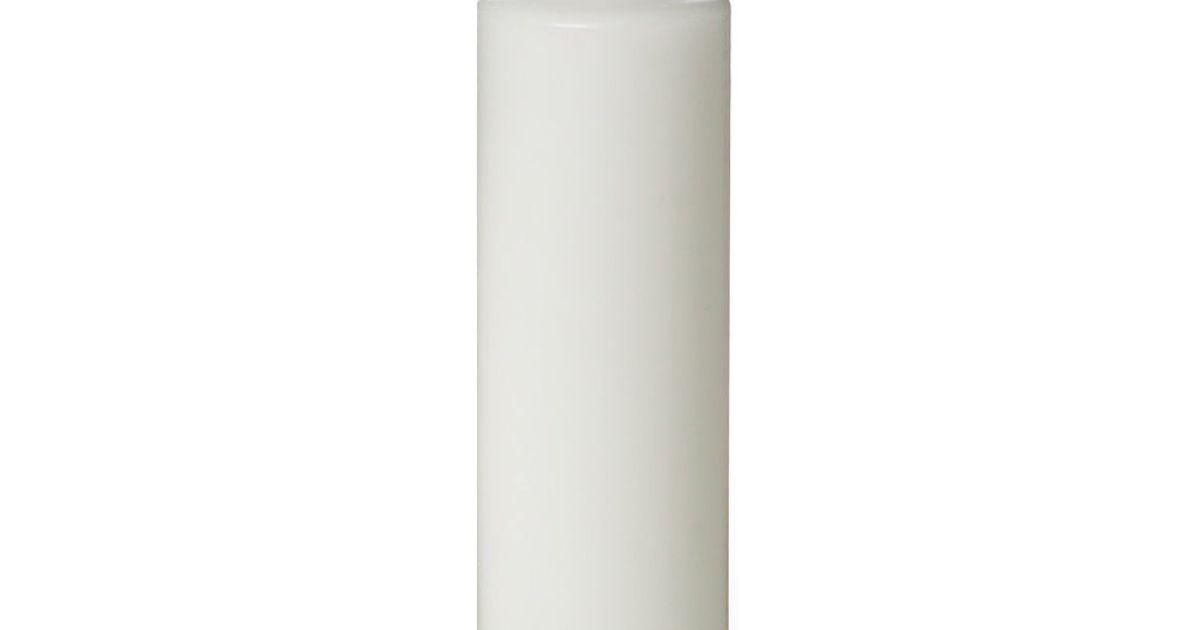 White Advent Candle