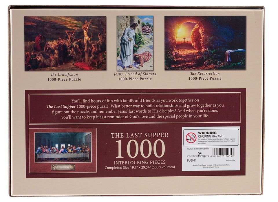 Last Supper 1000 Piece Jigsaw Puzzle