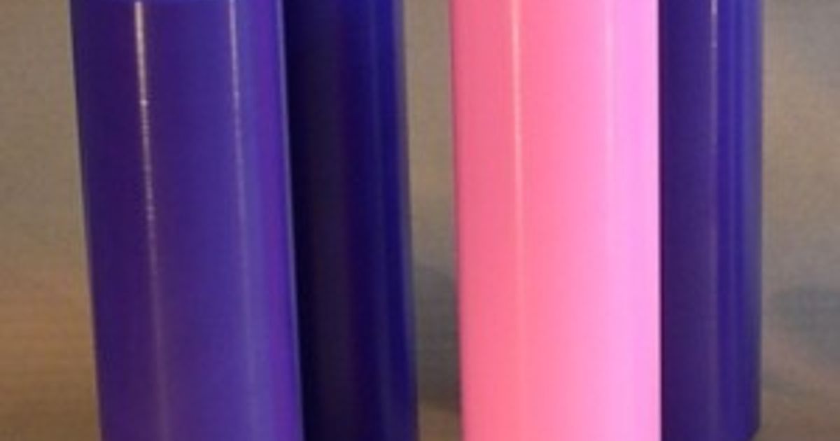 Oil candle shells for Advent