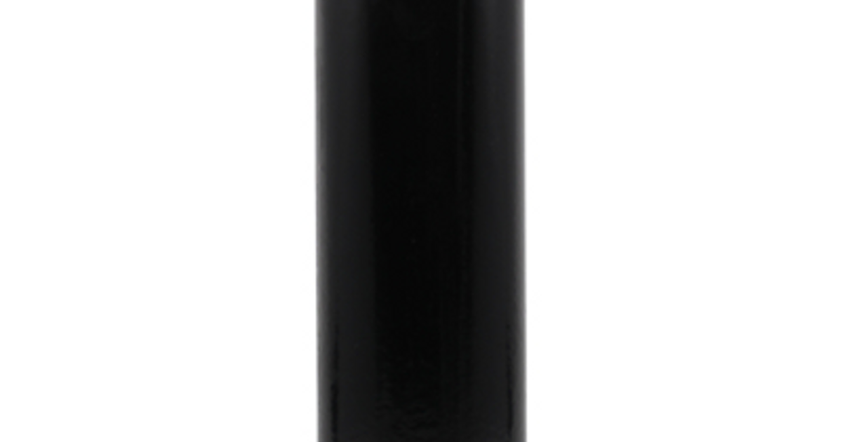 Black pillar candle