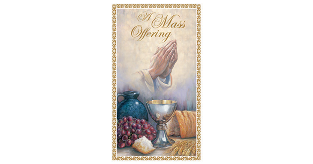 Mass Cards For Intentions