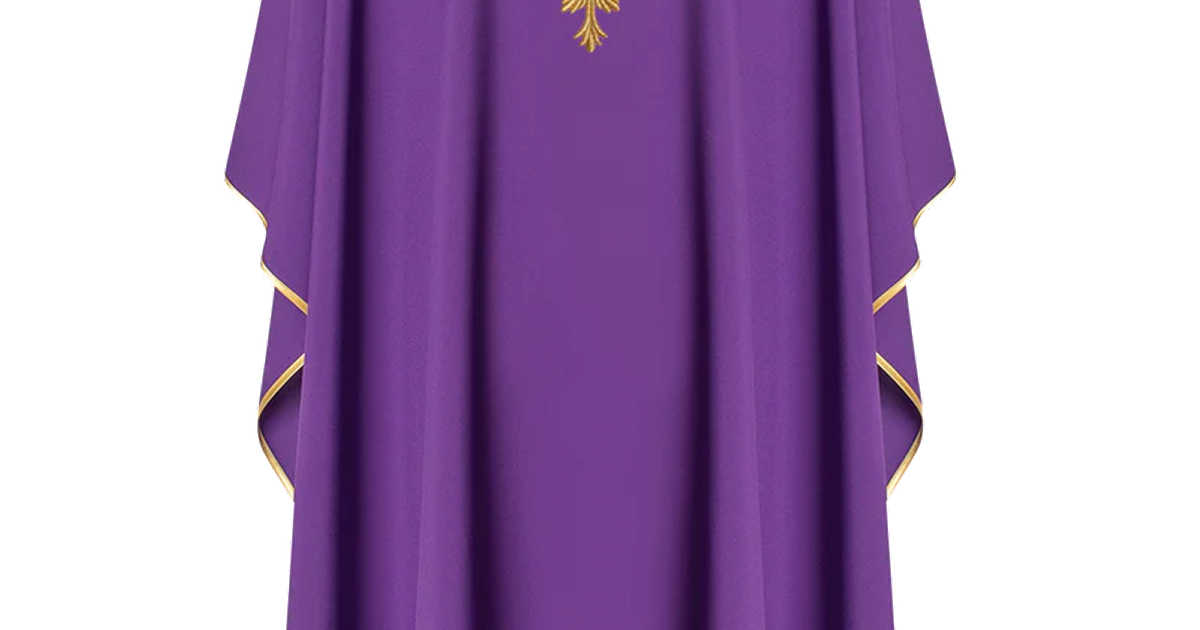 Purple chasuble