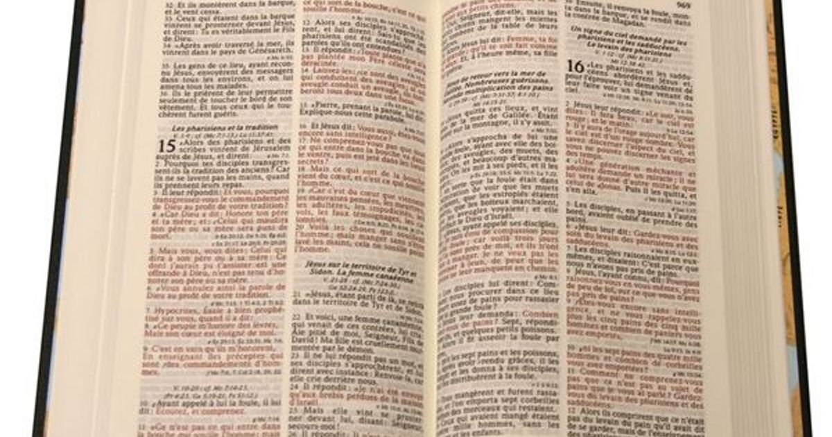 French Bible Large Print Edition Ignatius Bible - Large