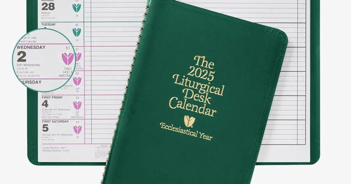 2025 Liturgical Desk Calendar