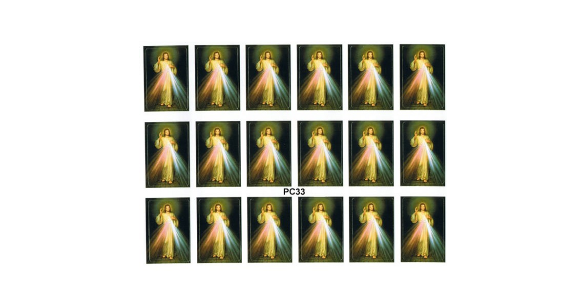 Divine Mercy stickers