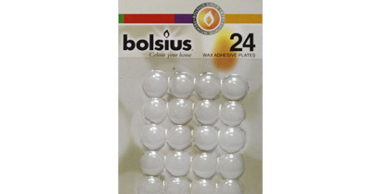 Wax plate to hold candles