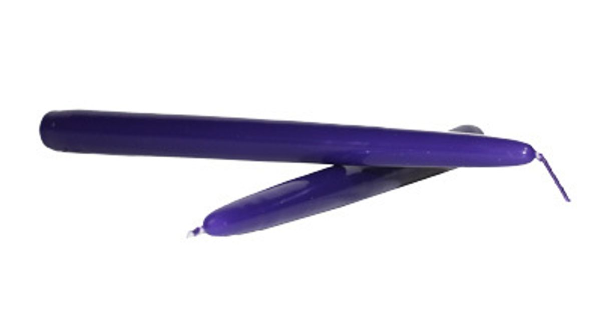 Purple Tapered candles in bulk