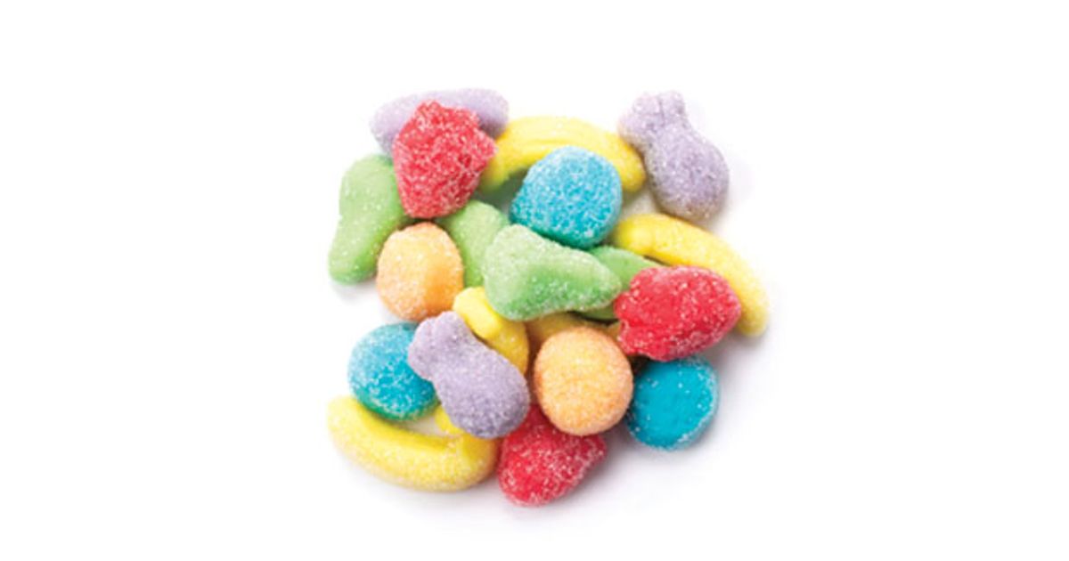 Mélange de mini fruits surs en gelée Vrac 250g