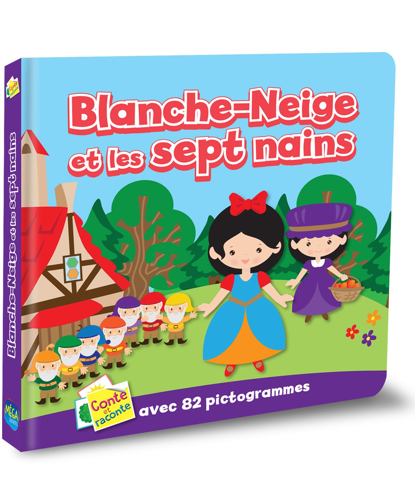 Conte Blanche-Neige et les sept nains | Méga Éditions