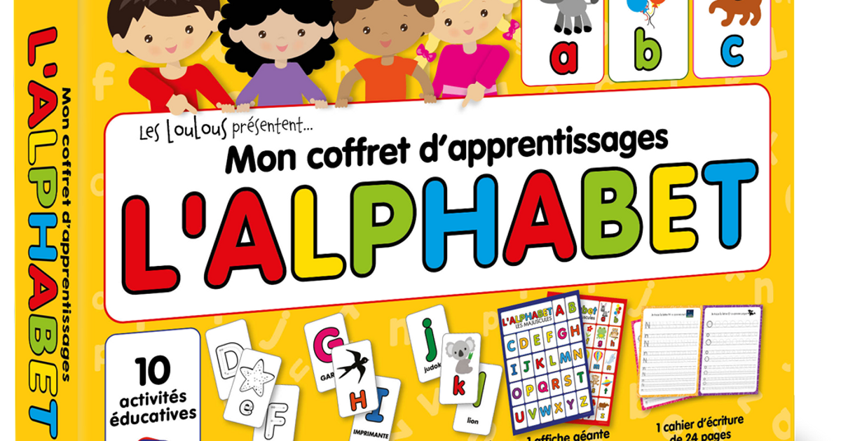 Coloriage de l'Alphabet Apprendre à lire en s'amusant
