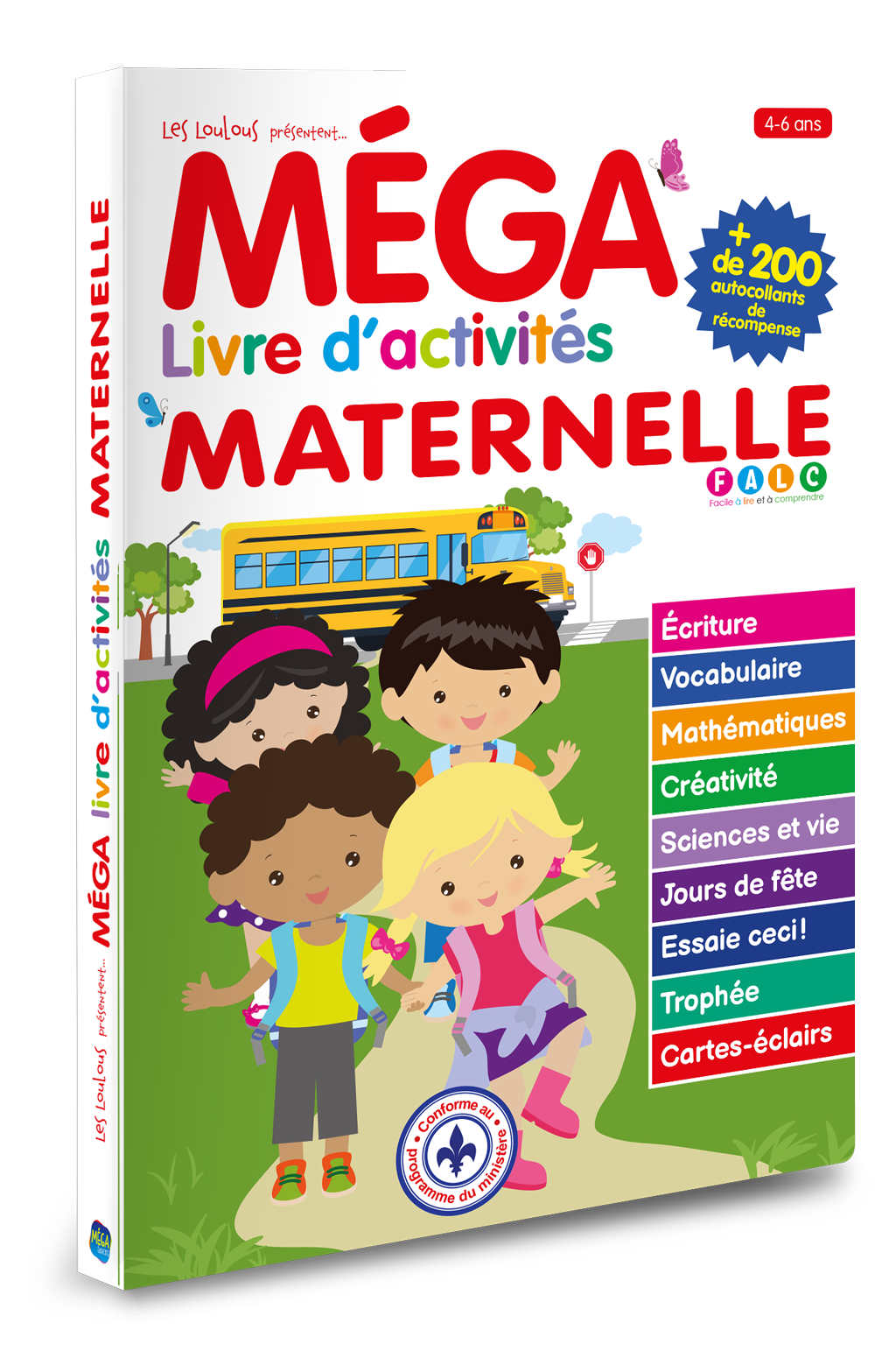 Méga livre d'activités - Maternelle