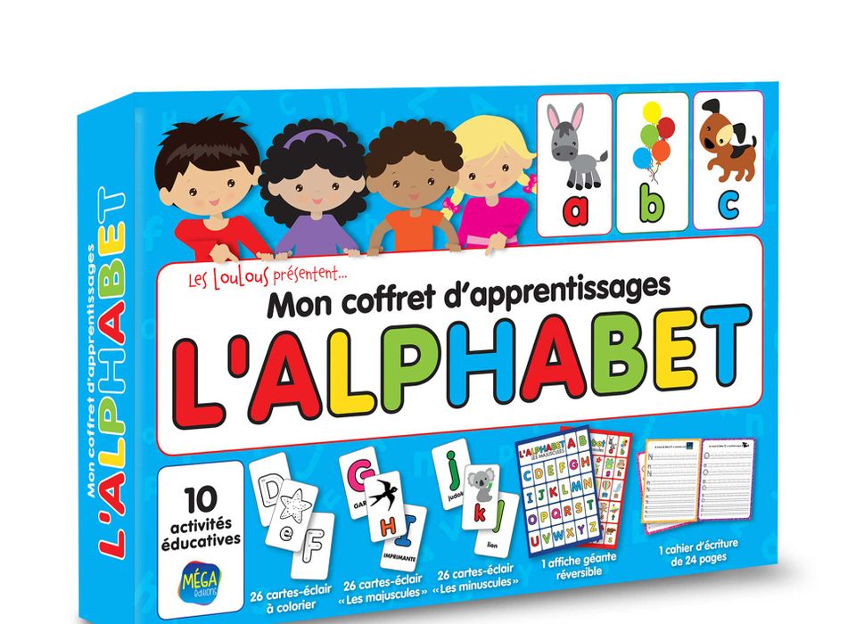 Mon cahier d'écriture pour enfants de 4 à 6 ans: Alphabet – chiffre |  Apprendre à écrire les lettres majuscules et minuscules scripts |Maternelle