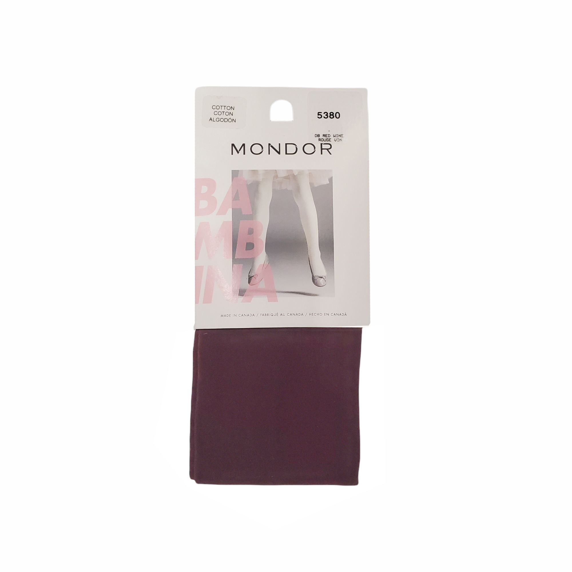 Mondor tights - Burgundy, Mouton Noir