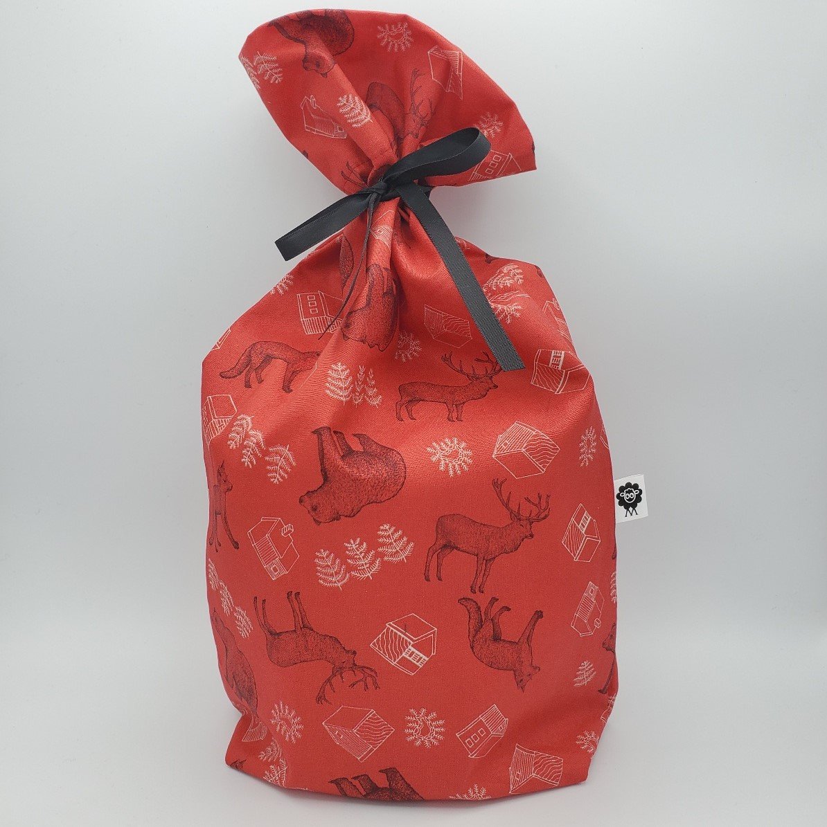 Sac cadeau best sale noel tissu