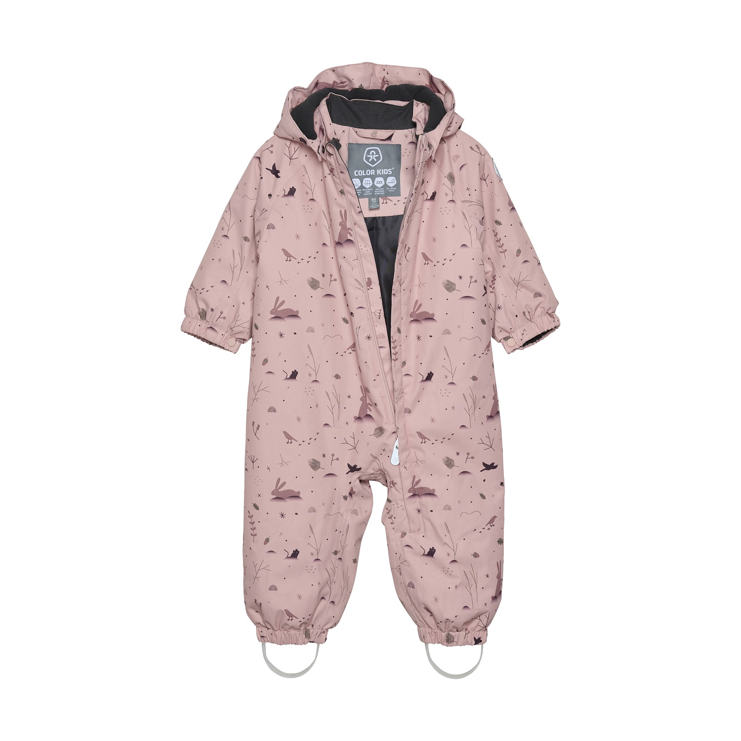 Pink hot sale snowsuit baby