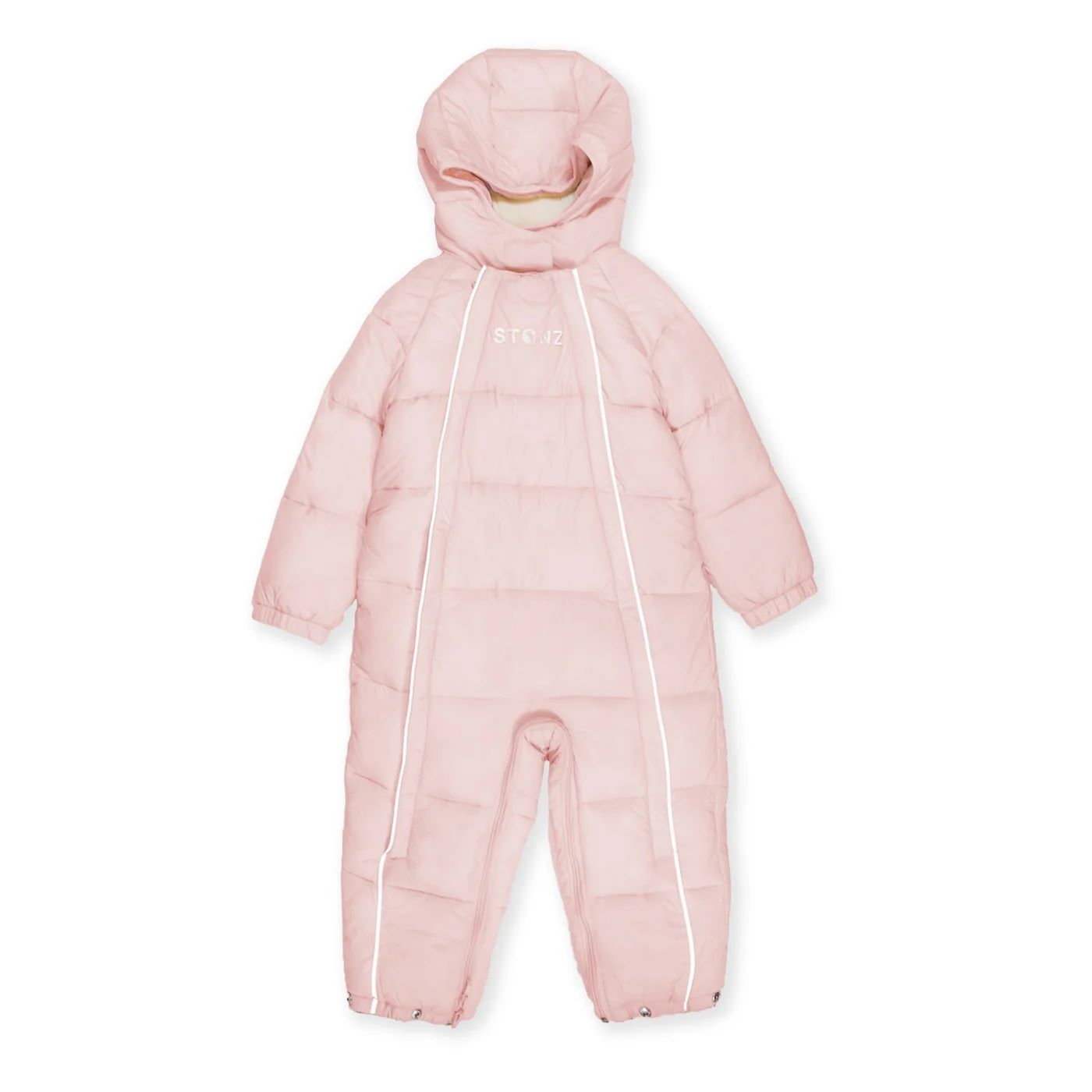Baby Pink Snowsuit Stonz Mouton Noir