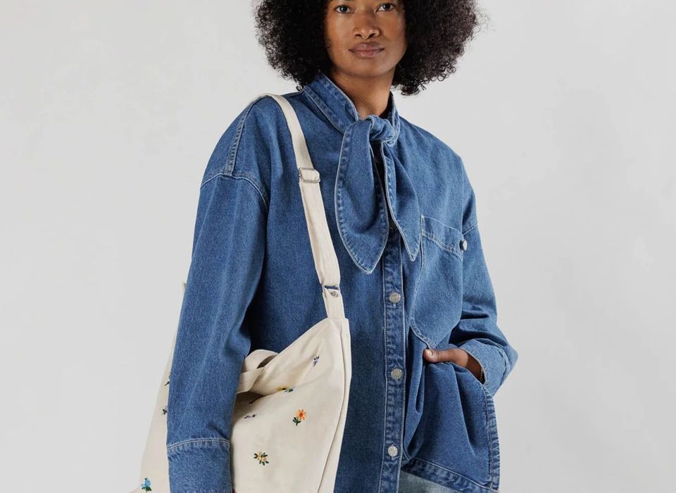 Baggu Duck Baggu Zip Tote Baggu Horizontal ZIP Duck Bag- Natural