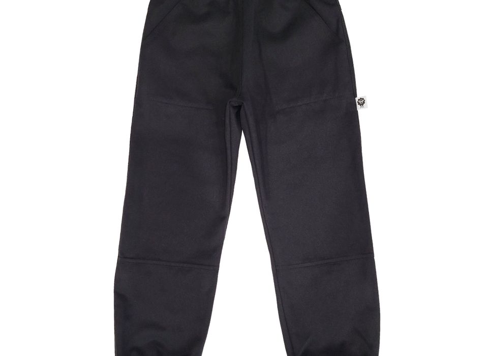 Cargo Jogger Pants Tencel Black Made in Quebec Mouton Noir