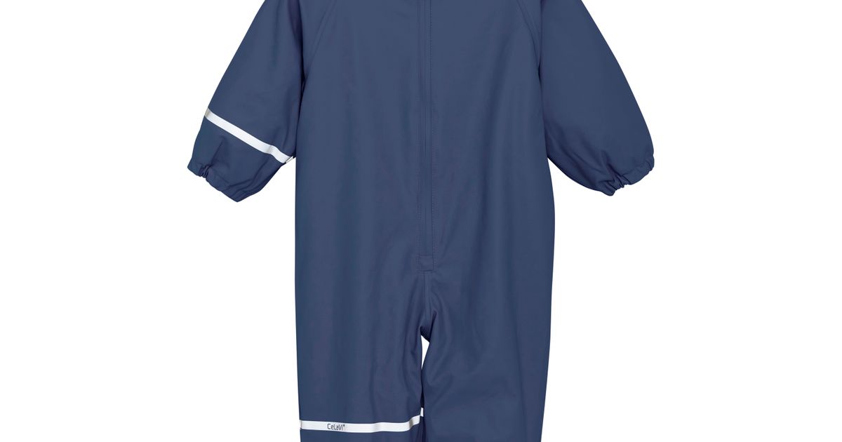 Veste de pluie doublée avec veste polaire amovible en bleu foncé