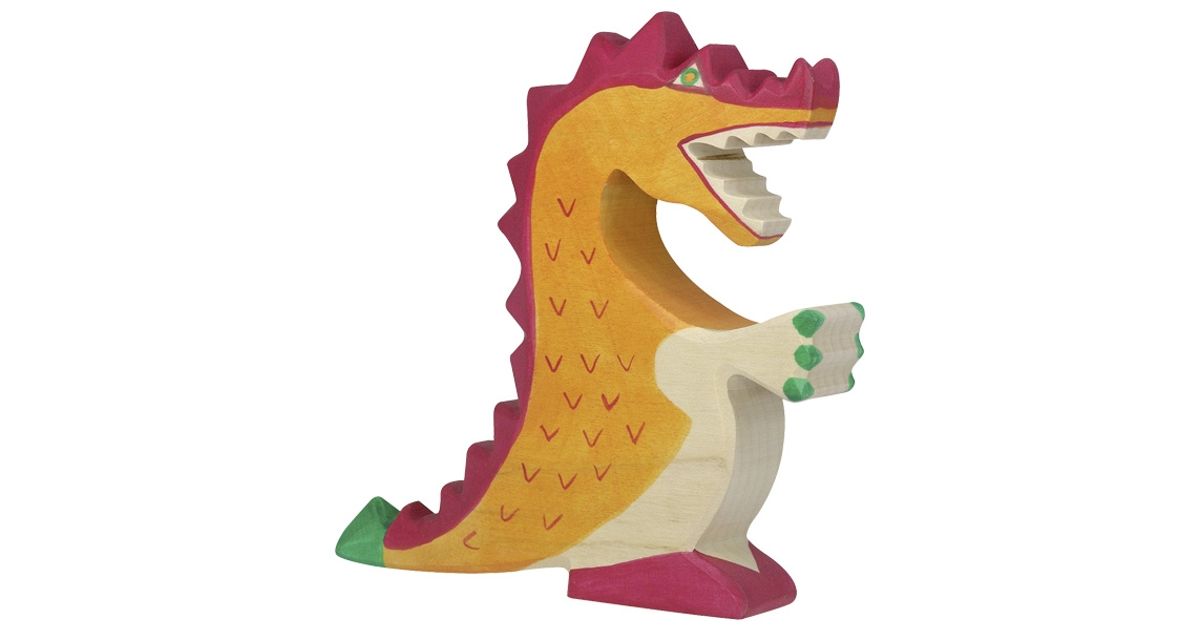 Holztiger wooden figure, dragon, green | maman et bebe Holztiger wooden figure, dragon, green | maman et bebe