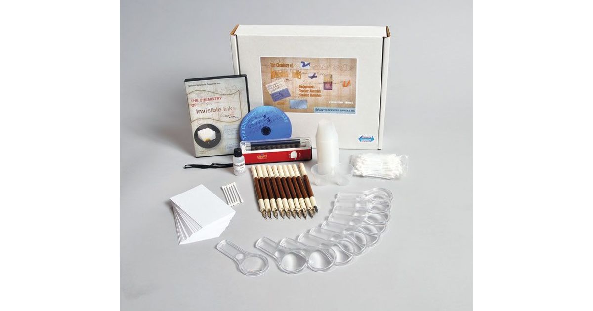 Data Table For Invisible Ink The Chemistry of Invisible Inks STEM Kit
