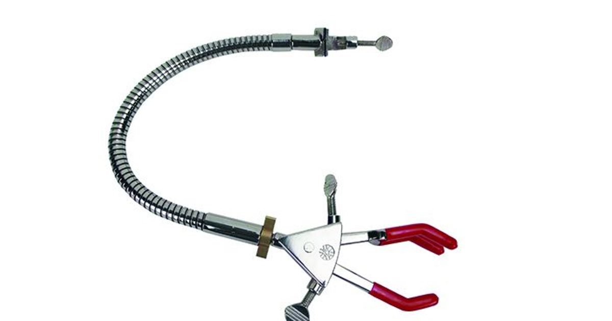 3Prong Clamp with Flexible Extension Rod