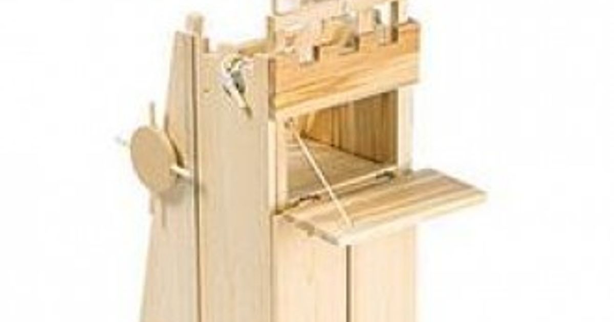 Maquette Fonctionnelle De Bricole Médiévale - Kit De Construction - À Partir De 6 Ans - Neuf