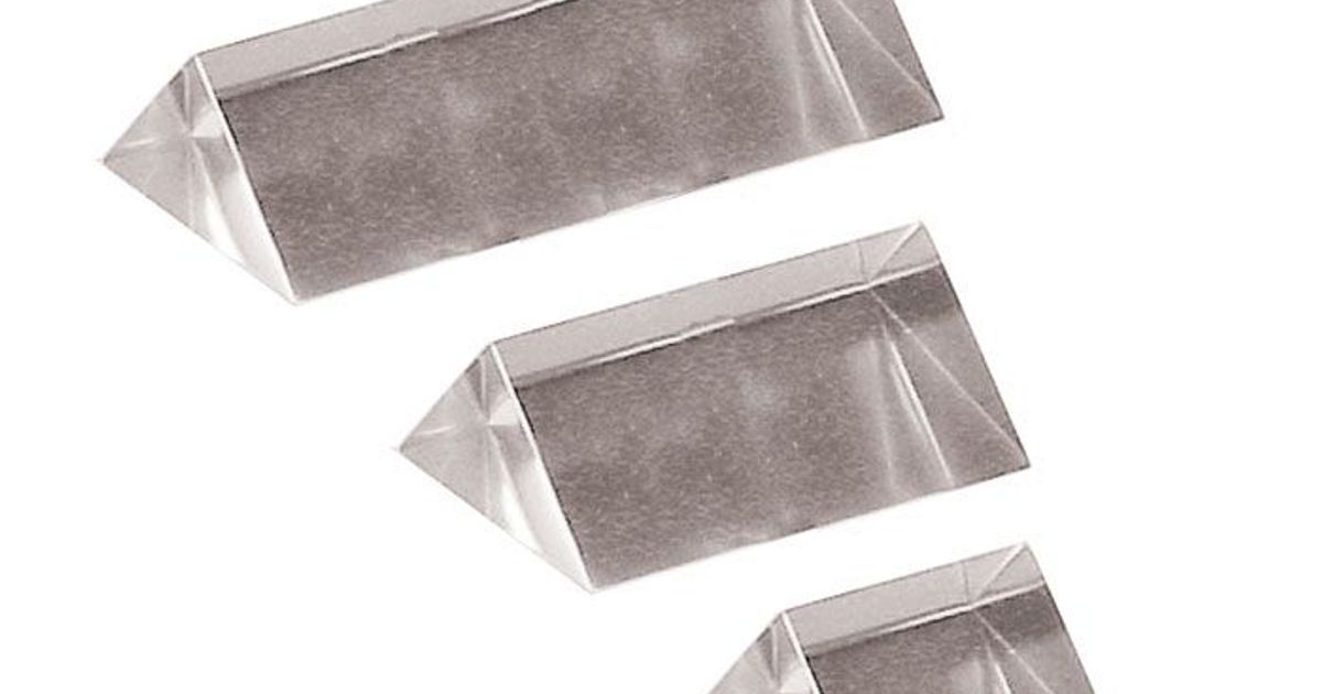 Right-Angled Acrylic Prism Set
