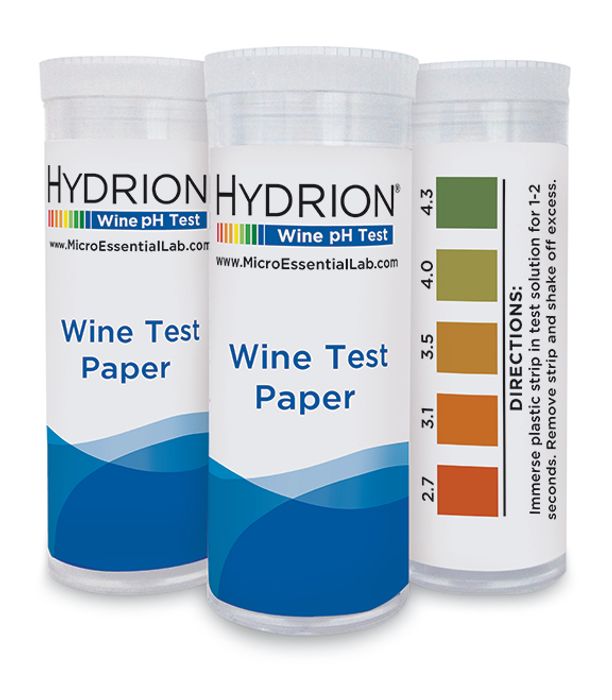 Bandelettes de test pH du vin, 100/flacon