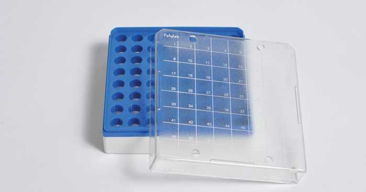 Microcentrifuge tube storage boxes, PC