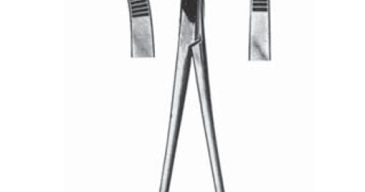 Kelly hemostatic forceps, right